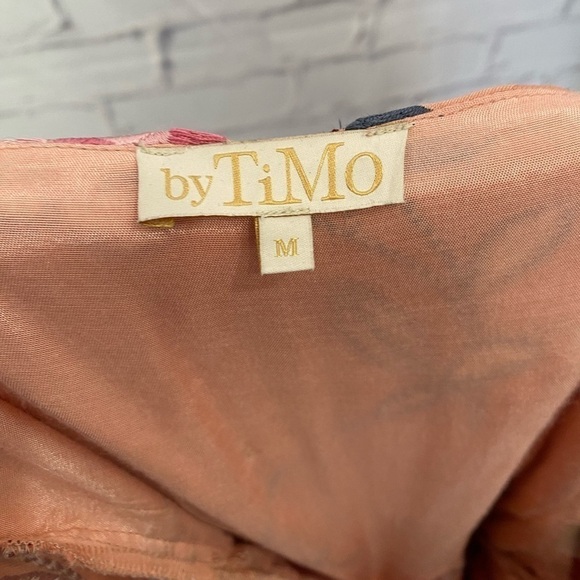 TiMo Ruched Floral Embroidered Jacquard Dress - Picture 10 of 12